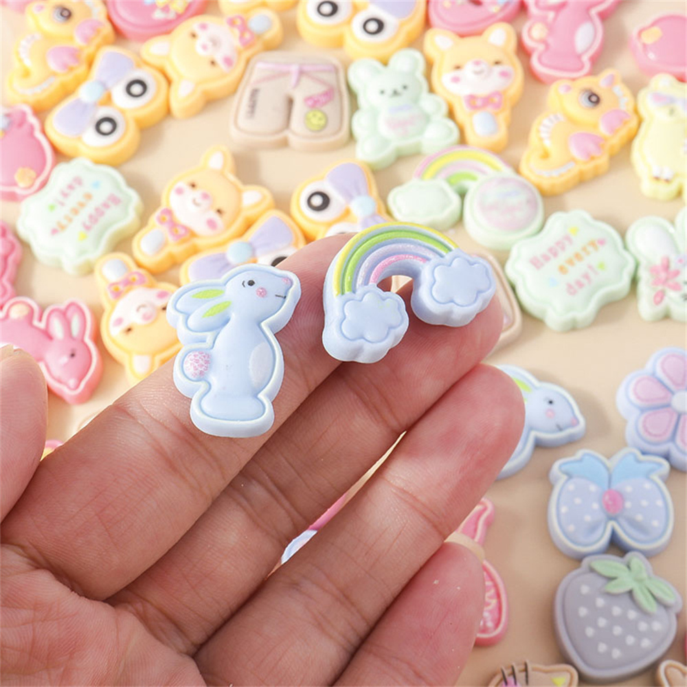 Leslie 15Pcs Mix Kawaii Resin  - đánh giá và giá Resin Art Case