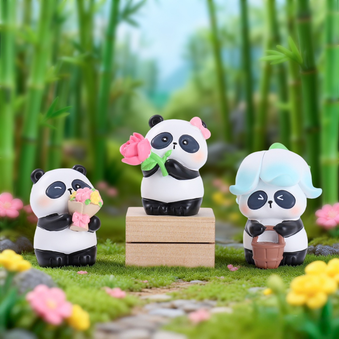 2026 New Panda Flower's Spring - đánh giá và giá Resin Art Case