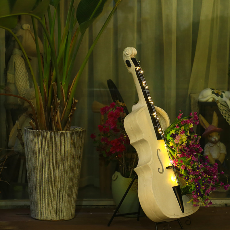 Cello-Shaped Garden Statue Lar - đánh giá và giá Resin Art Wedding Gift