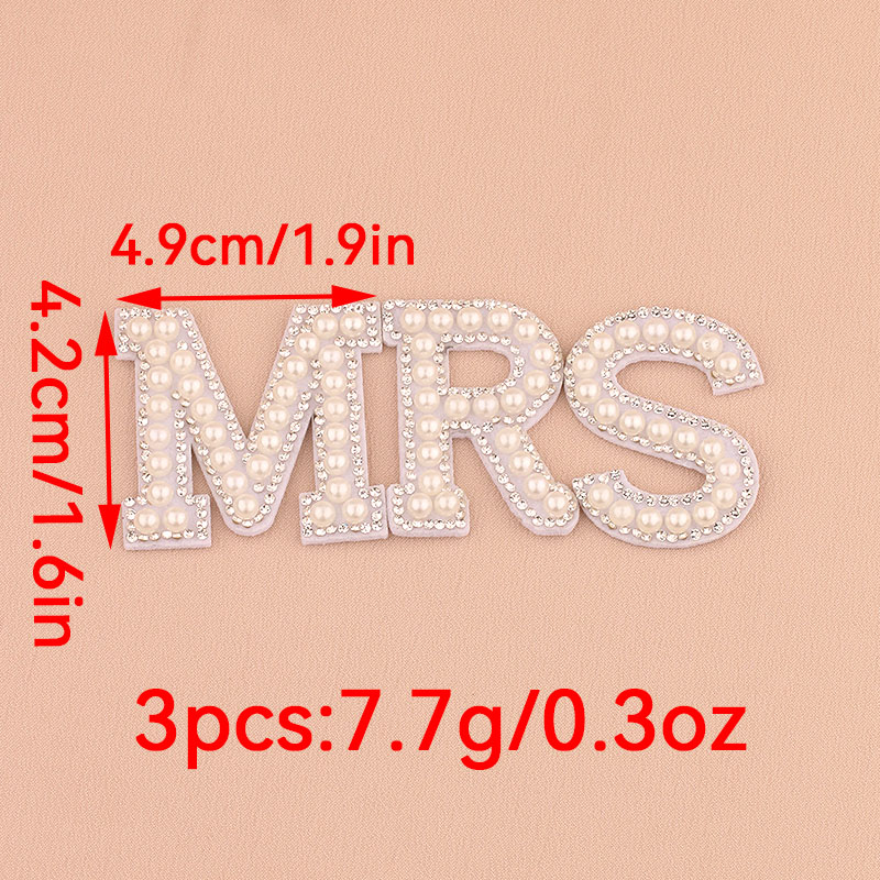 1 Set MRS Faux Pearl Rhineston - đánh giá và giá Resin Art Alphabet