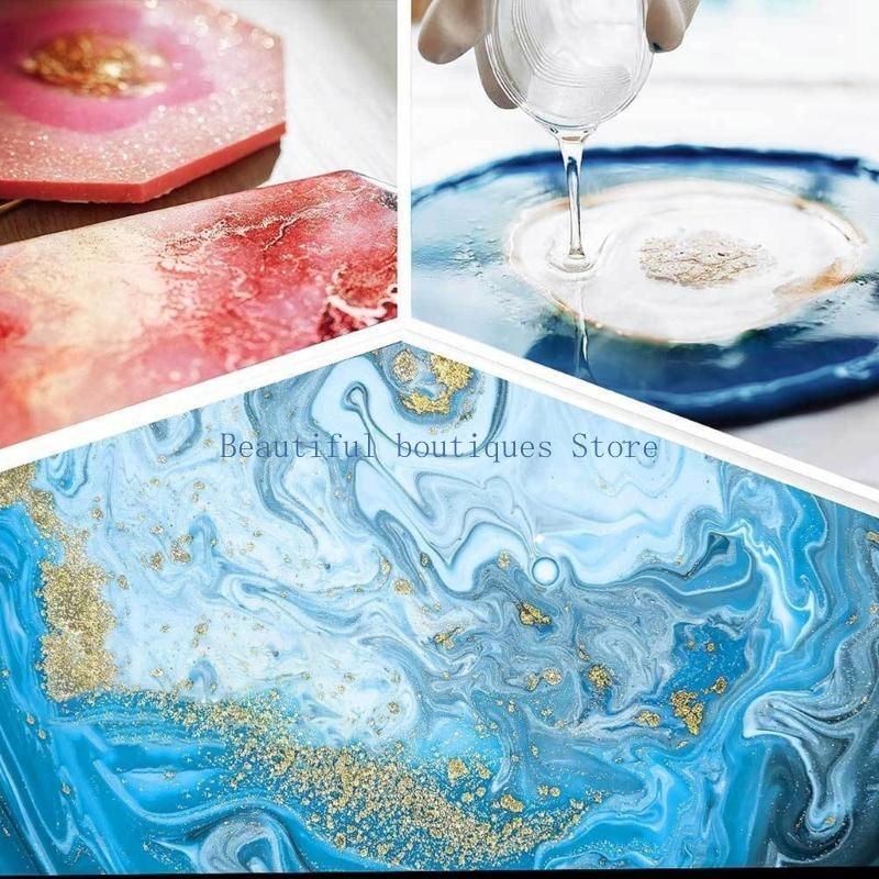 Mảnh màu vàng U4LF cho hàng th - đánh giá và giá Resin Art Equipment