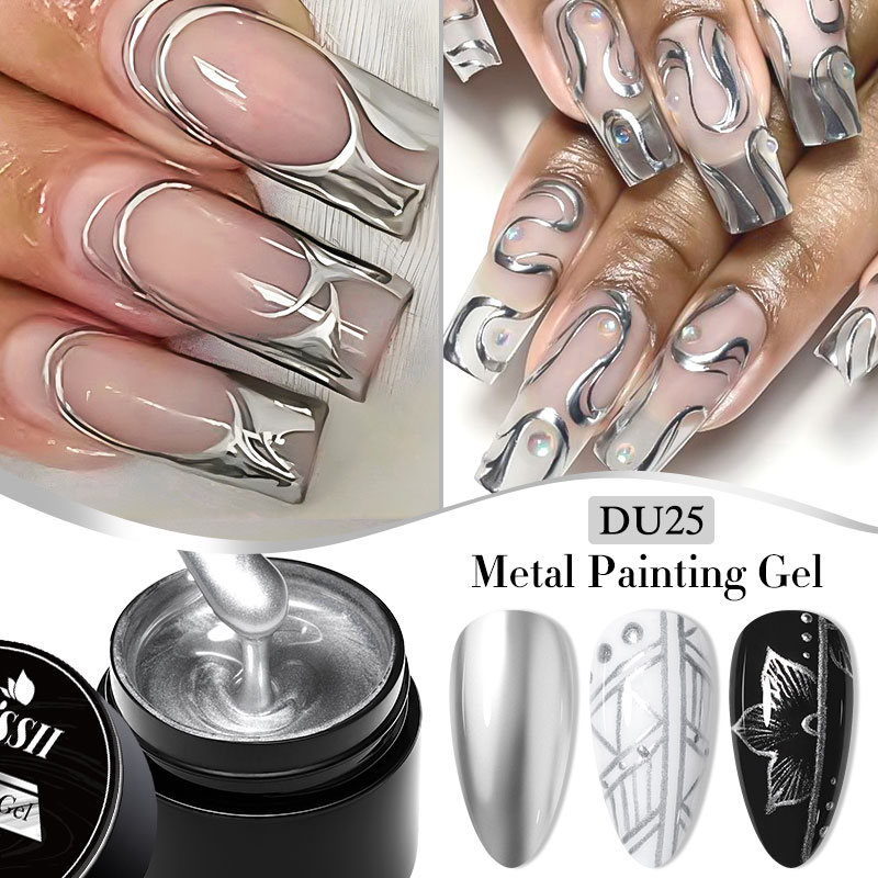 8ml Metal Painting Gel Nail Po - đánh giá và giá Resin Art Rose