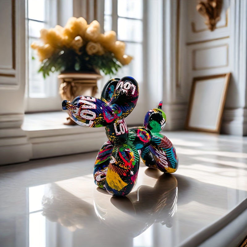 Resin LOVE Balloon Dog Statue, - đánh giá và giá Resin Art Alphabet
