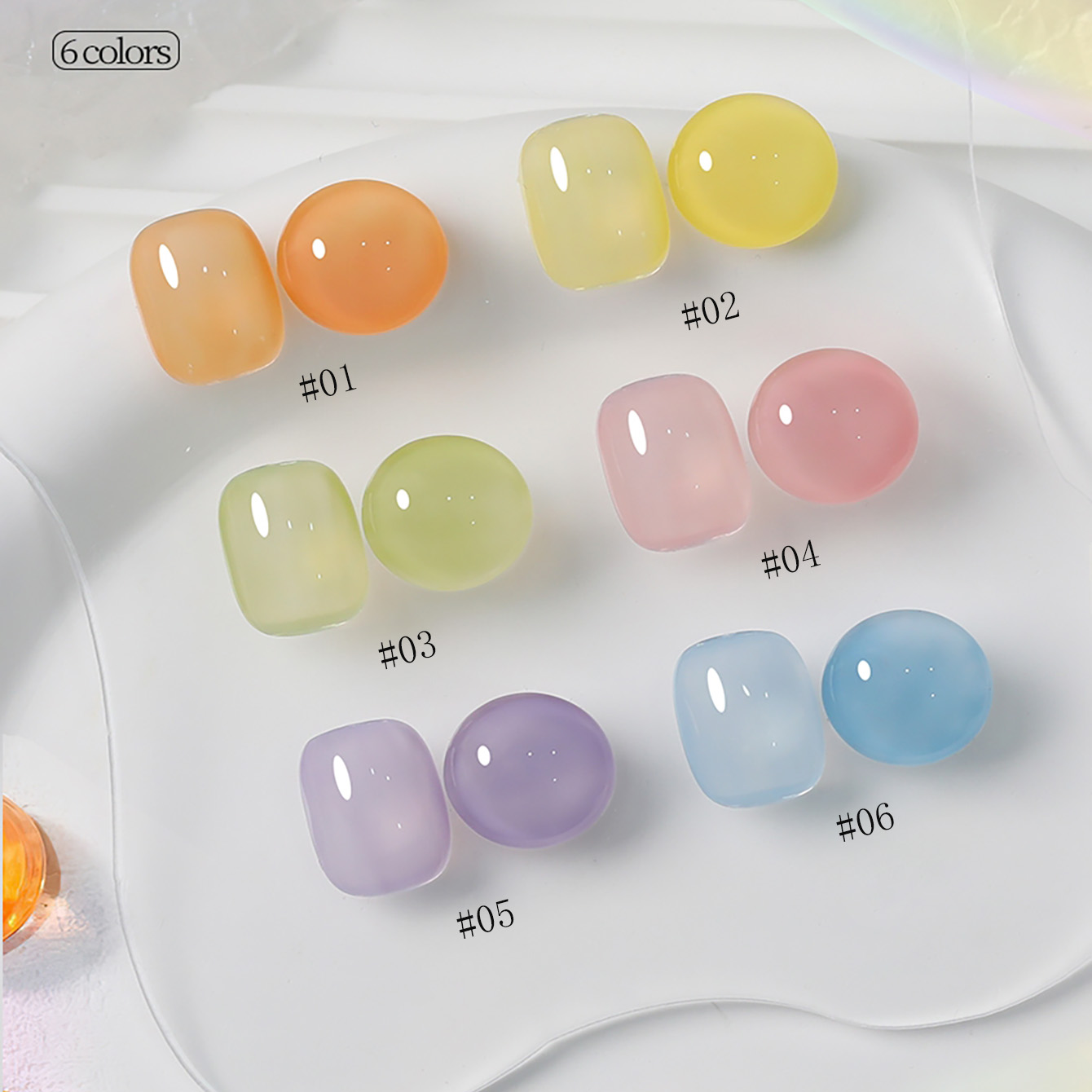 1-6pcs PSK New Macaron Candy O - đánh giá và giá Resin Art Equipment