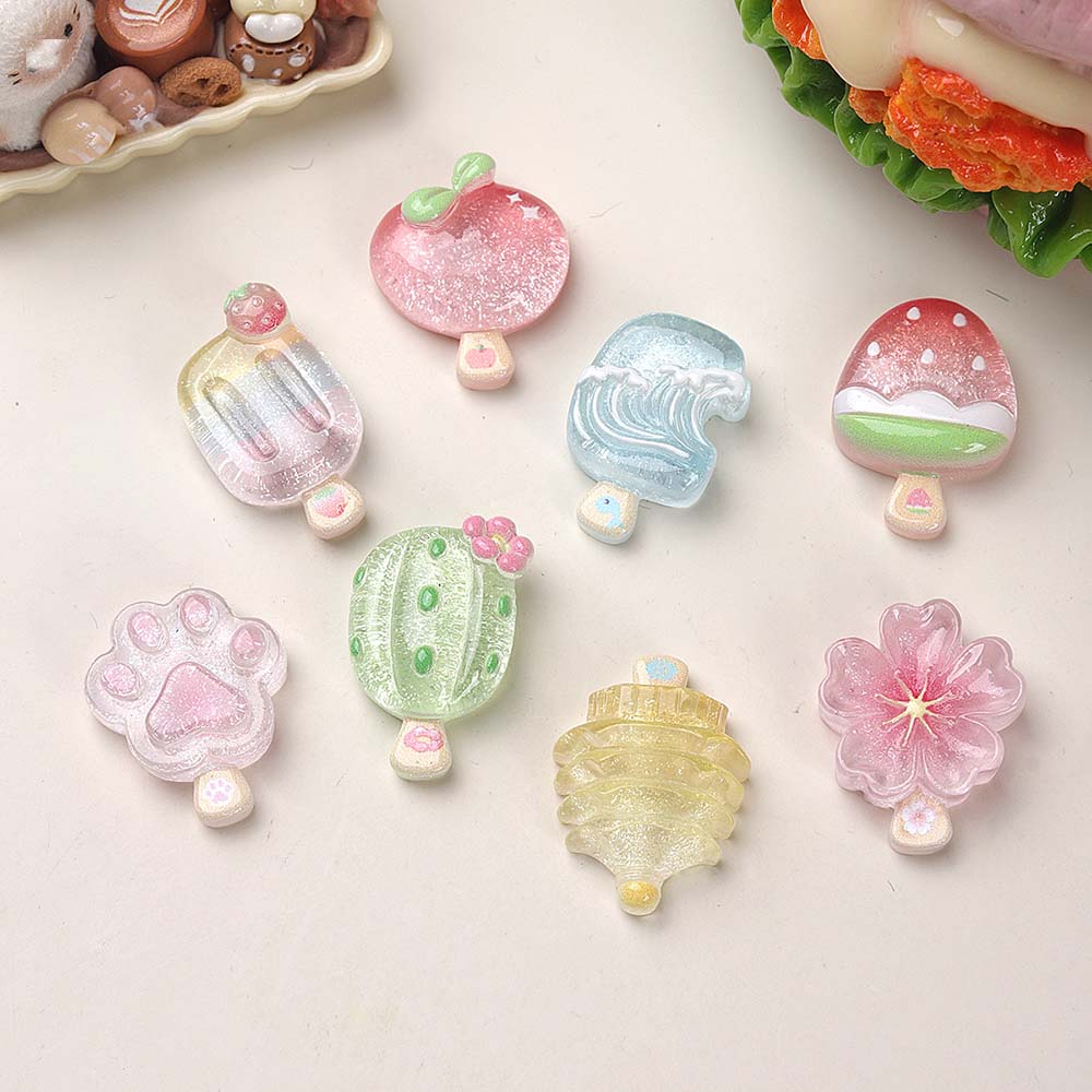 10pcs Kawaii Transparent Summe - đánh giá và giá Resin Art Case